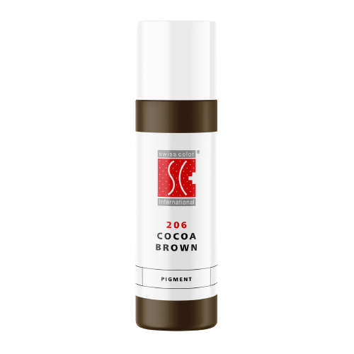 Swiss Color 206 Cocoa Brown- Brow Pigment-10 ml