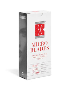 Micro Blades # 12 flexi (0.18 mm needle diameter) á 25 pcs. - SWISS COLOR™  Canada Permanent Makeup