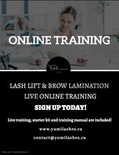 Load image into Gallery viewer, ON-LINE YUMI LASHES LASH LIFT &amp; BROW LAMINATION TRAINING