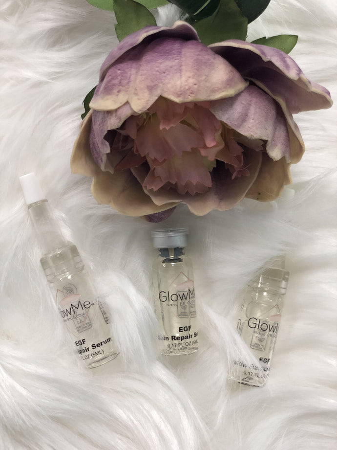 Professional Skin Repair Complex EGF- 6 Ampules 5 ml each+ 2 Silicon lids