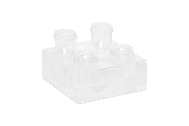 Acrylic Stand for 4 one-way pots-solution cups